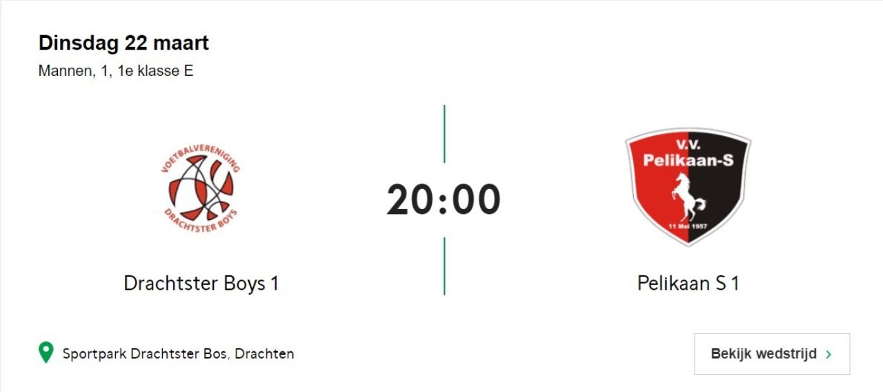 Drachtster Boys Pelikaan S