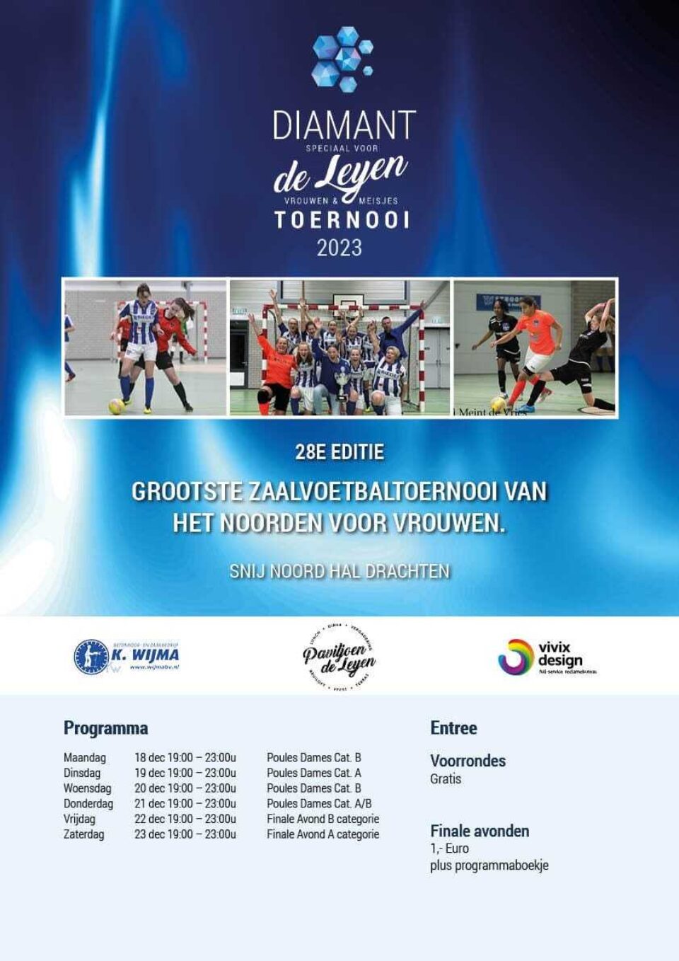 Poster Diamant de Leyen toernooi 2023