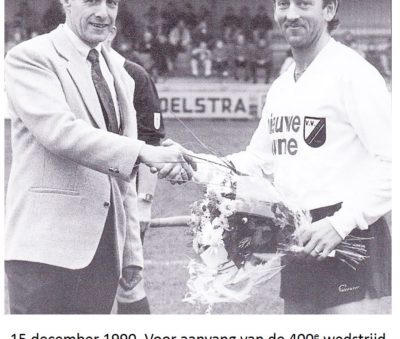 1990 december 400e wedstrijd Fedde Keegstra