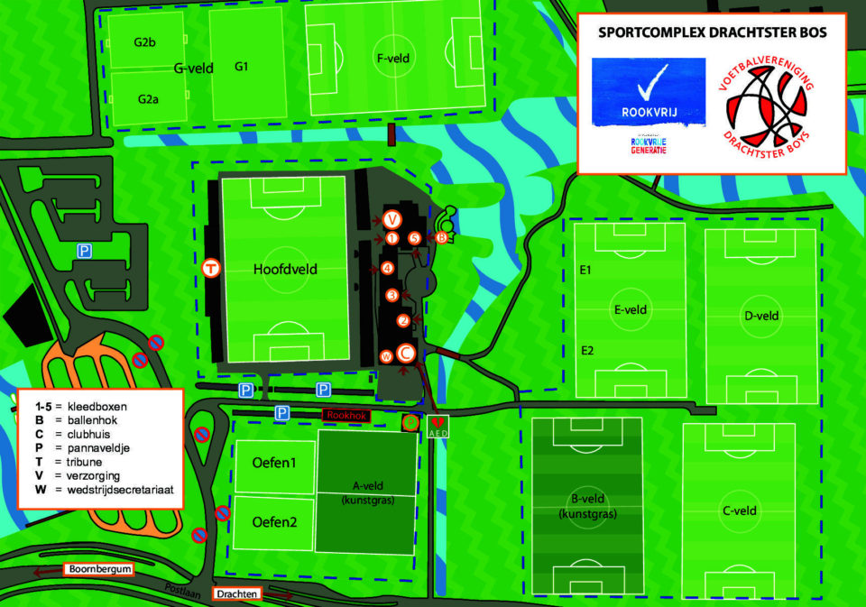 Plattegrond Drachtster Bos